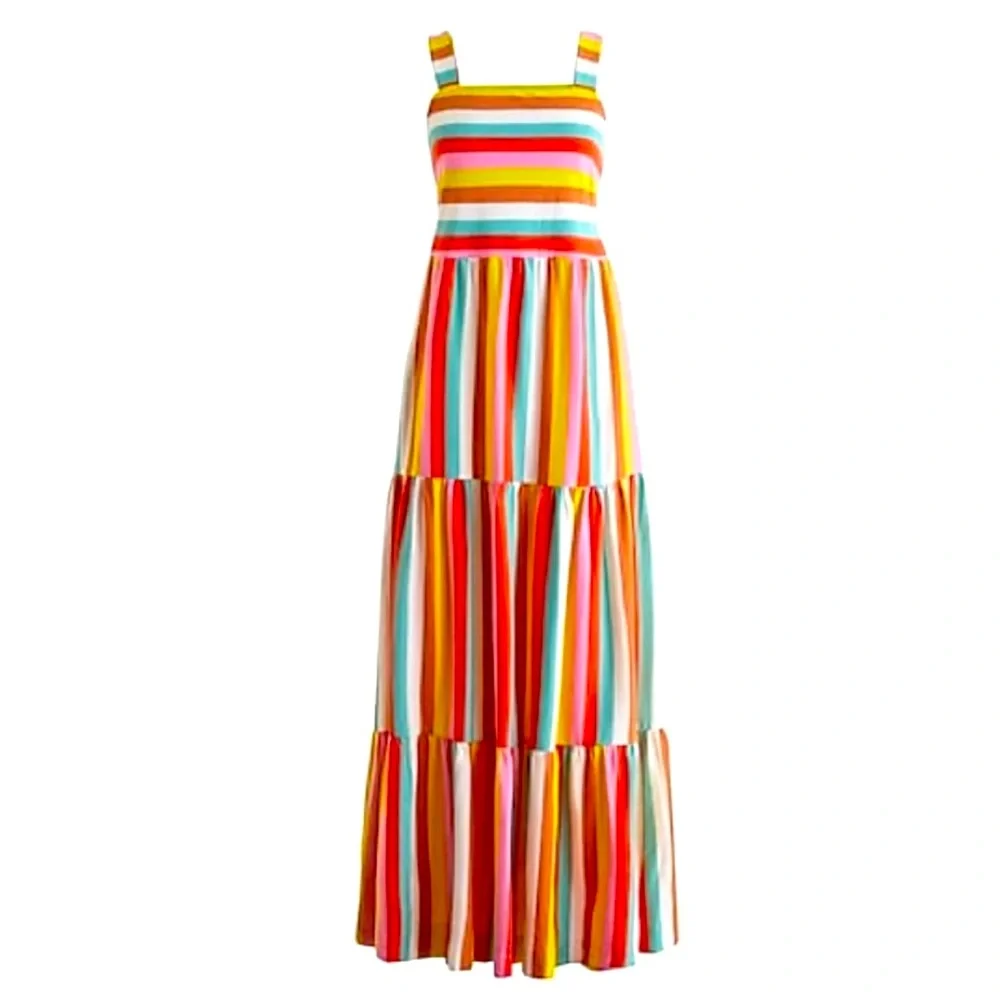 Rainbow Knit Maxi Dress- J.Crew